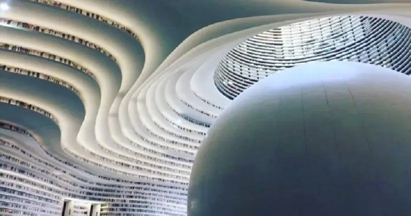 La bibliothèque futuriste de Tianjin est probablement l’endroit le plus cool au monde pour lire