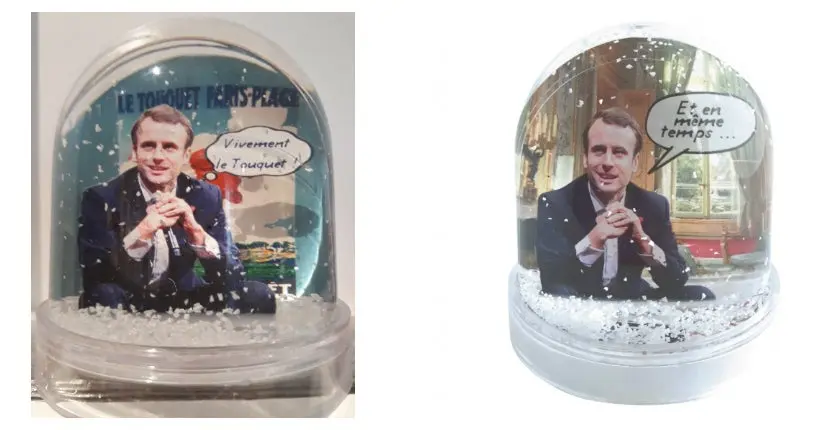 À Noël, fais plaisir à tes proches avec ces boules à neige Emmanuel Macron