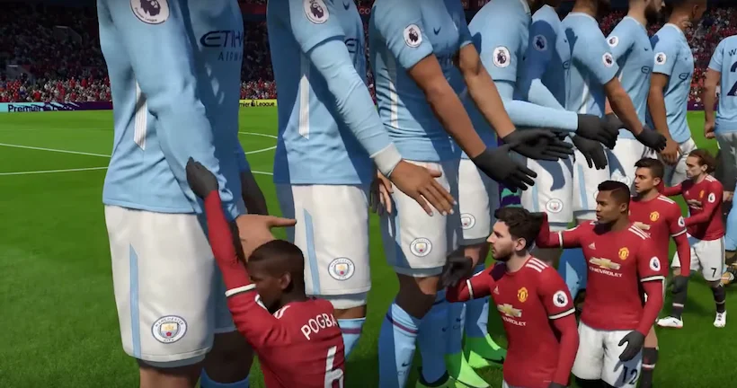 Vidéo : ça donne quoi un match de FIFA 19 entre une équipe de géants et une équipe de mini joueurs ?