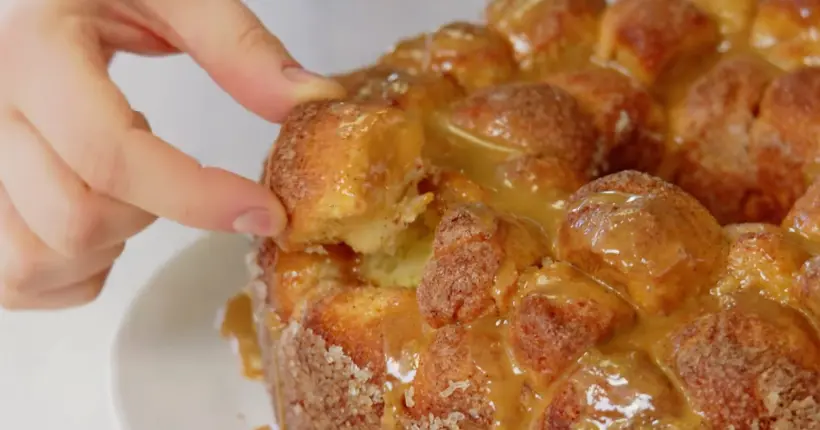 Vidéo : la recette du monkey bread, brioche de Noël à partager