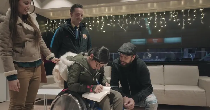Vidéo : pour Noël, le Barça a réalisé le rêve d’une réfugiée syrienne