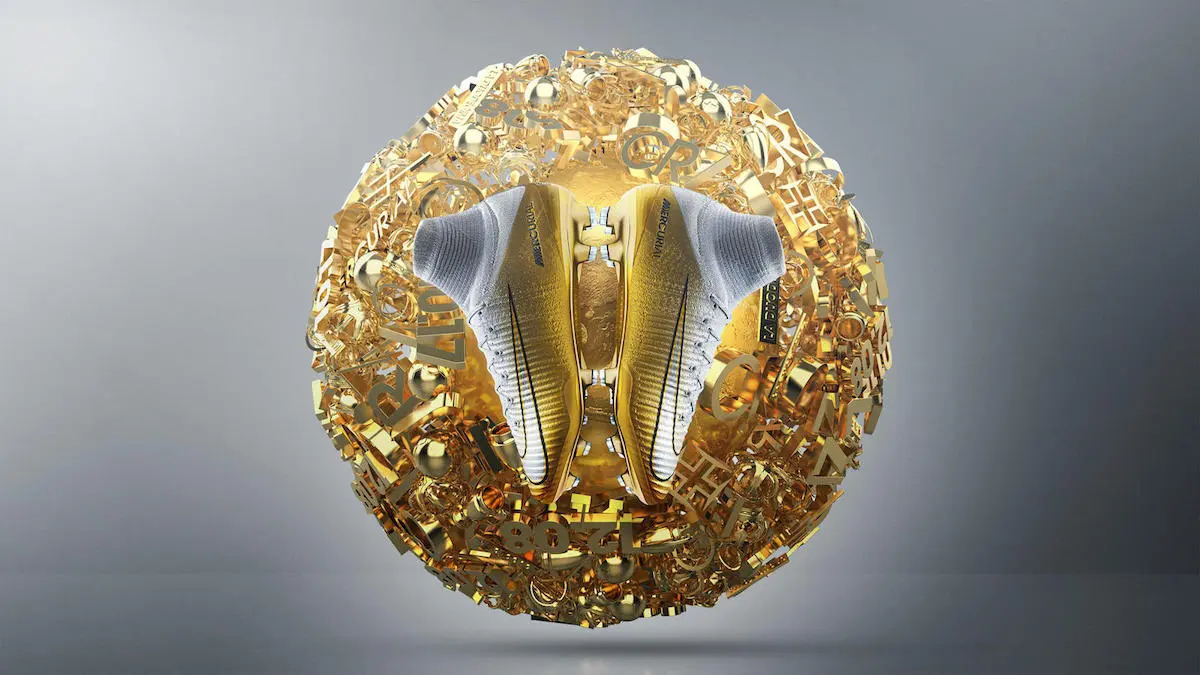 En images : des crampons d’or et d’argent pour le 5e Ballon d’Or de Cristiano Ronaldo