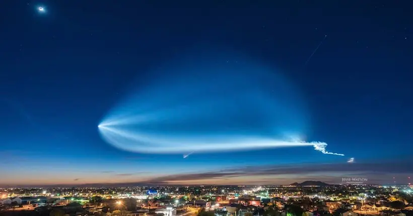 En images : alerte ovni, le ciel de Los Angeles fendu par un objet céleste
