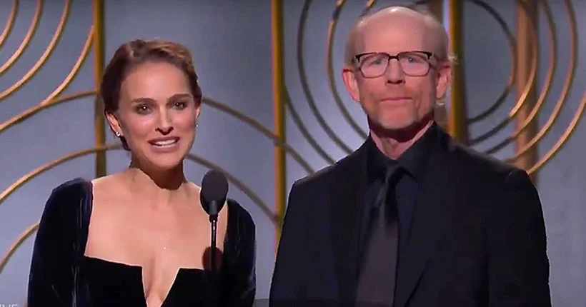 Vidéo : en une phrase, Natalie Portman dézingue les “très mâles” Golden Globes