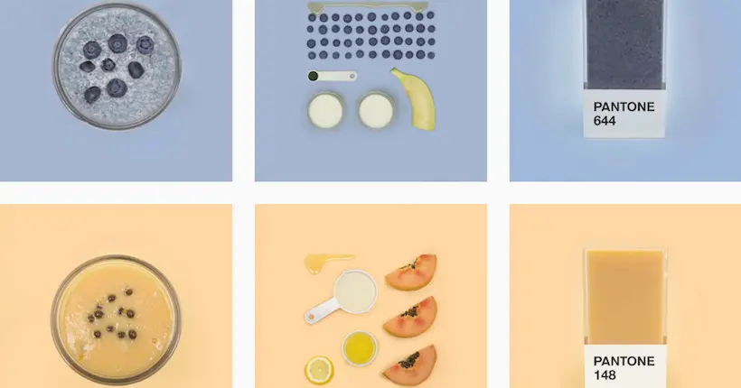 Sur Instagram, Hedvig Astrom remixe les smoothies à la sauce Pantone