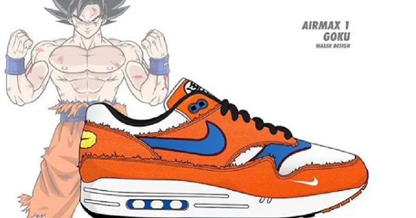 Un illustrateur a imaginé une collaboration Dragon Ball Z x Nike pour des sneakers