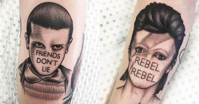 En images : Jeremy D, le tatoueur qui mêle icônes de la pop culture et punchlines