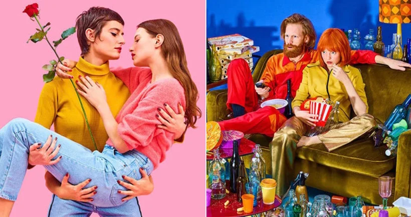 Le duo de ToiletPaper Magazine signe la dernière campagne ultrapop d’OkCupid