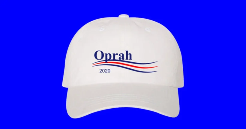 Des goodies pour la campagne d’Oprah Winfrey sont déjà en vente aux États-Unis