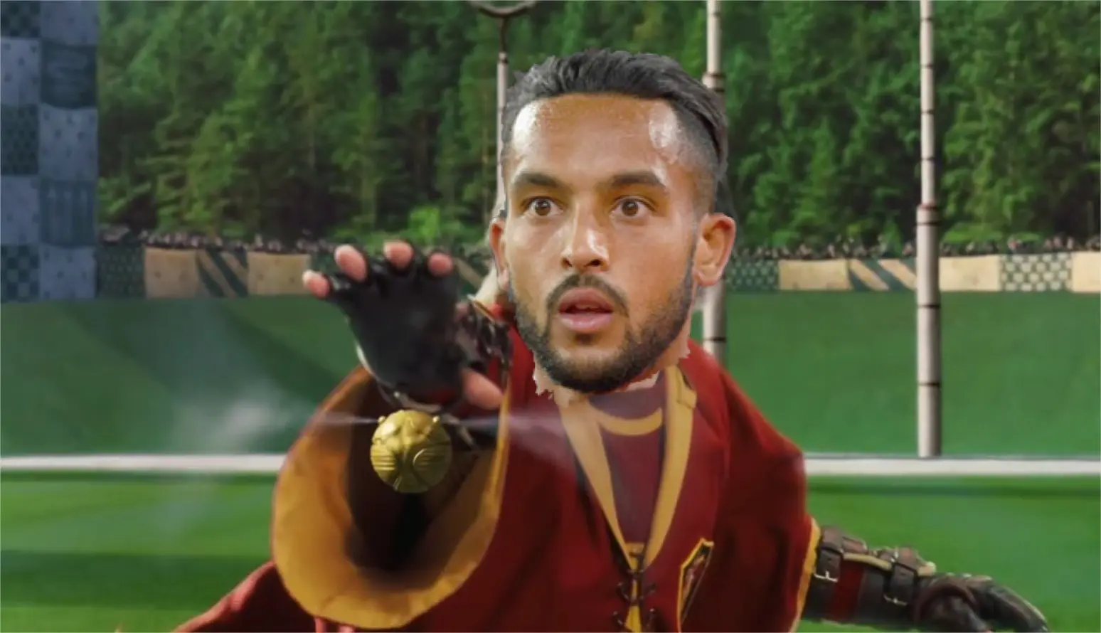 Theo Walcott a failli jouer une partie de quidditch dans “Harry Potter et l’Ordre du Phénix”