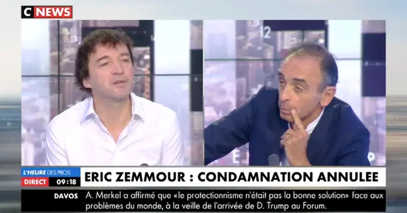 Vidéo : Cali quitte le plateau de CNews après des propos lamentables de Zemmour sur le rap