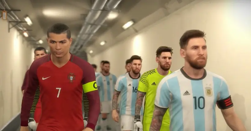Vidéo : un youtubeur a simulé un match opposant 11 Messi à 11 Cristiano Ronaldo sur PES 2018