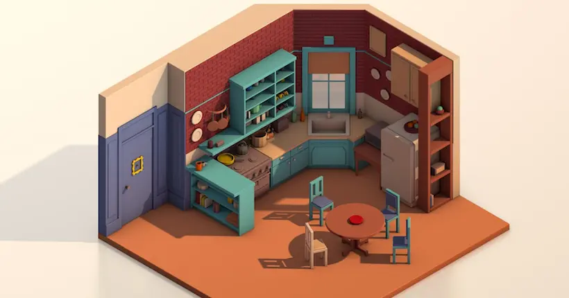 En images : de Friends à New Girl, les plans 3D des cuisines de séries cultes