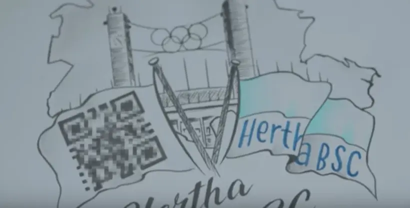 Le Hertha Berlin propose à un(e) fan de se faire tatouer un QR code pour devenir abonné(e) à vie