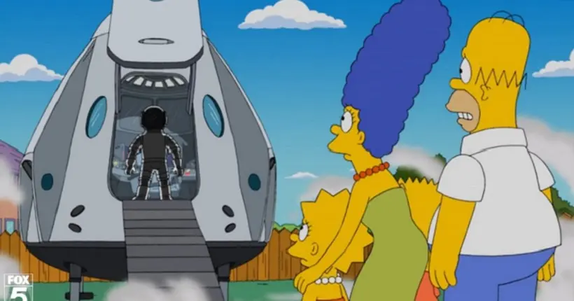 Les Simpson avaient prédit en partie le lancement de la fusée d’Elon Musk