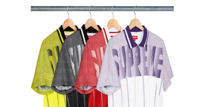 Dans sa nouvelle collection, Supreme dévoile quatre polos inspirés d’un maillot old school de Tottenham