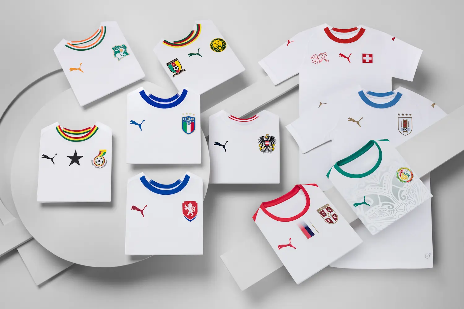 En images : les maillots away du Sénégal, de l’Uruguay, de la Serbie et de la Suisse pour le Mondial ont été dévoilés