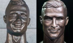 La statue complètement ratée de Cristiano Ronaldo a été remplacée par une nouvelle à l’aéroport de Madère