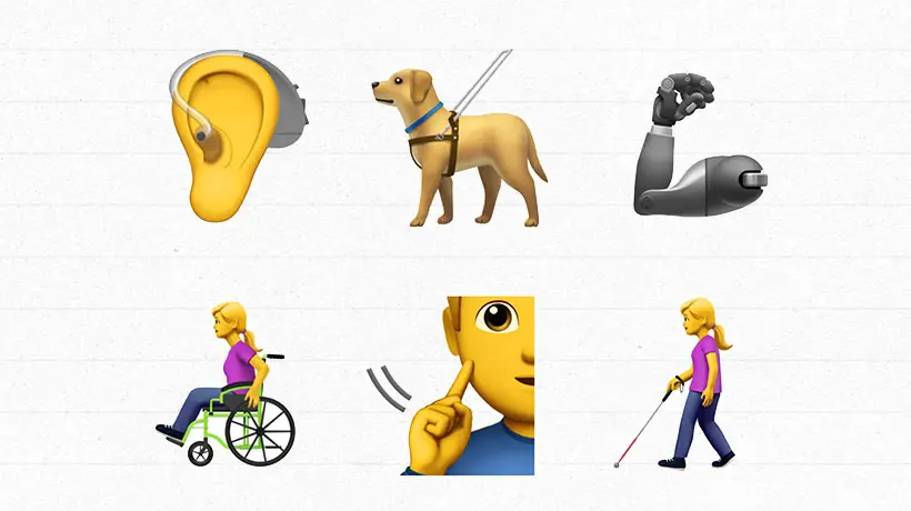 Apple veut créer des émojis pour représenter les personnes handicapées