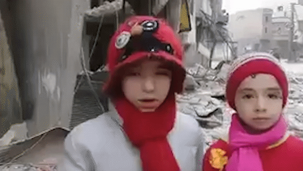 Vidéo : le quotidien de Noor et Alaa, petites filles prisonnières de la Ghouta
