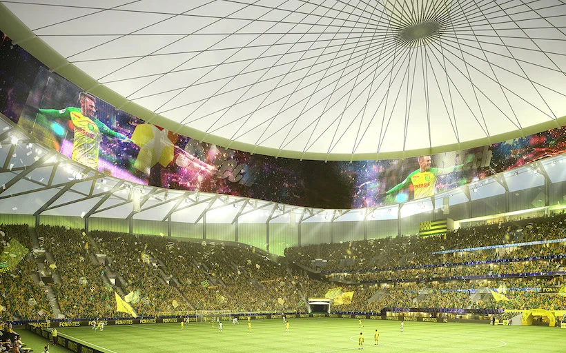En images : voici les premiers visuels du futur stade du FC Nantes