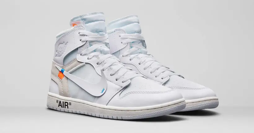 La Off-White x Air Jordan 1 White respire le minimalisme