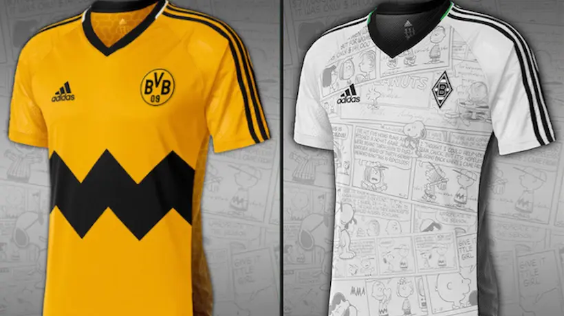 Un designer réinvente des maillots de Bundesliga à travers l’univers de Snoopy