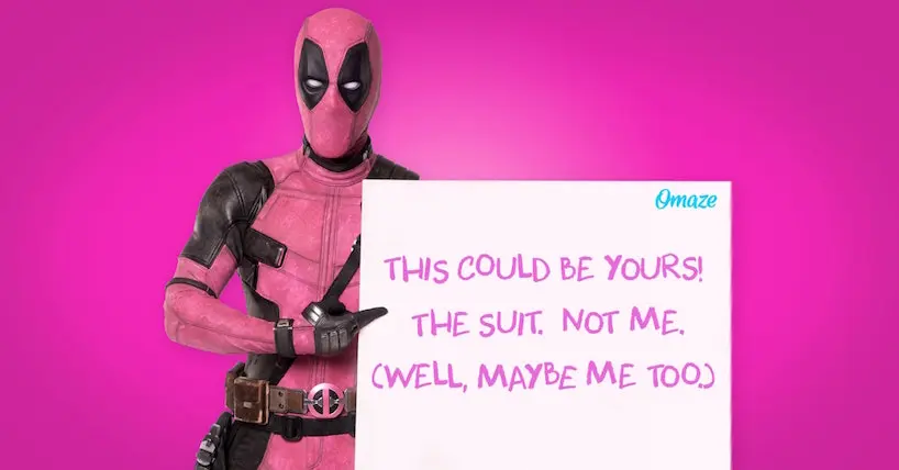 Vidéo : vêtu de rose, Deadpool s’en prend au cancer de la meilleure des manières