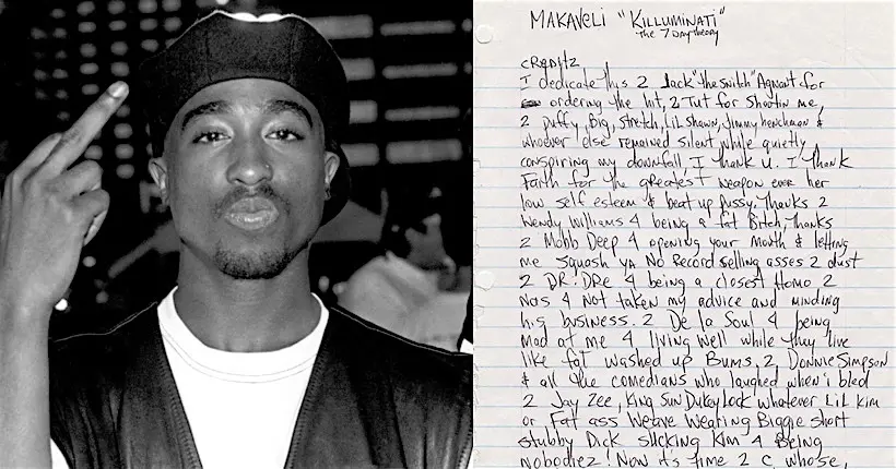 Dans une lettre assassine aujourd’hui exhumée, Tupac prédisait sa mort seul contre tous
