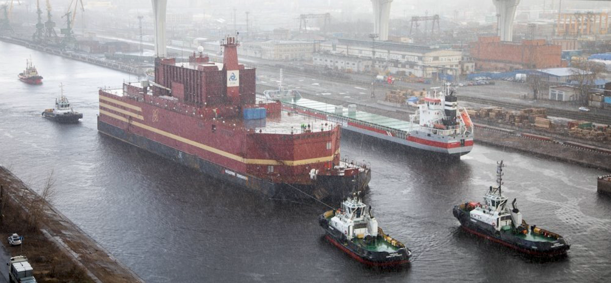 La Russie lance la première centrale nucléaire flottante au monde