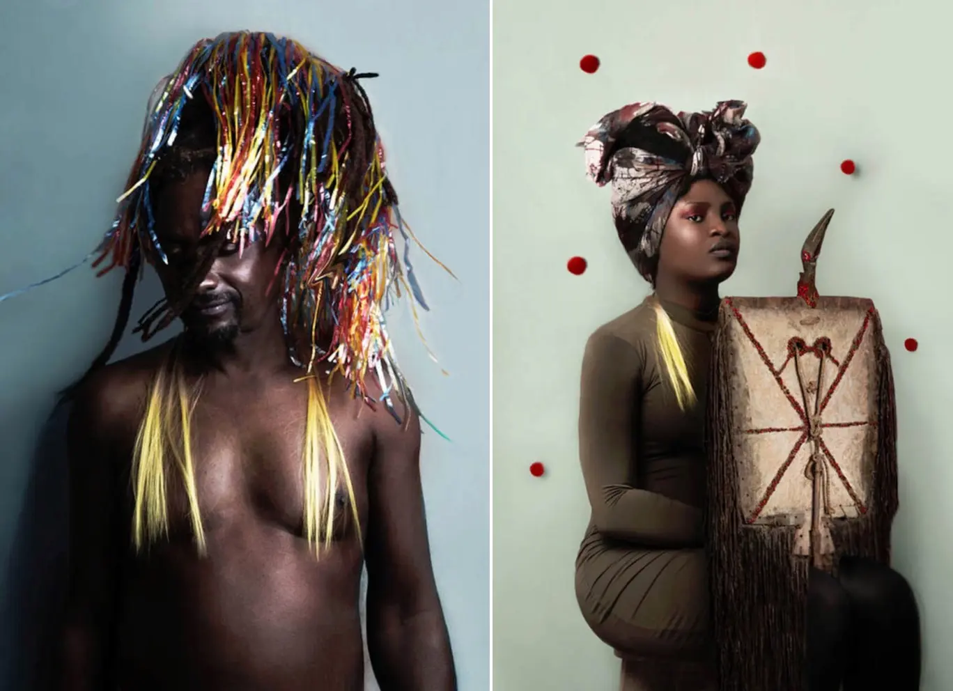 La beauté des danseurs spirituels du Burkina Faso sublimée dans les portraits d’Alice de Krujis