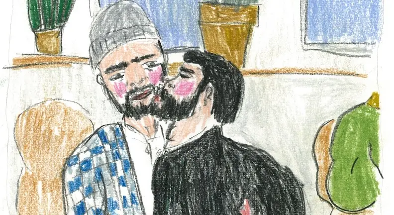 Les dessins homoérotiques et politiques de Soufiane Ababri, exposés à Paris