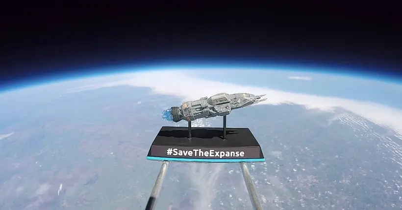 Pour sauver The Expanse, les fans ont envoyé une maquette du Roci en orbite