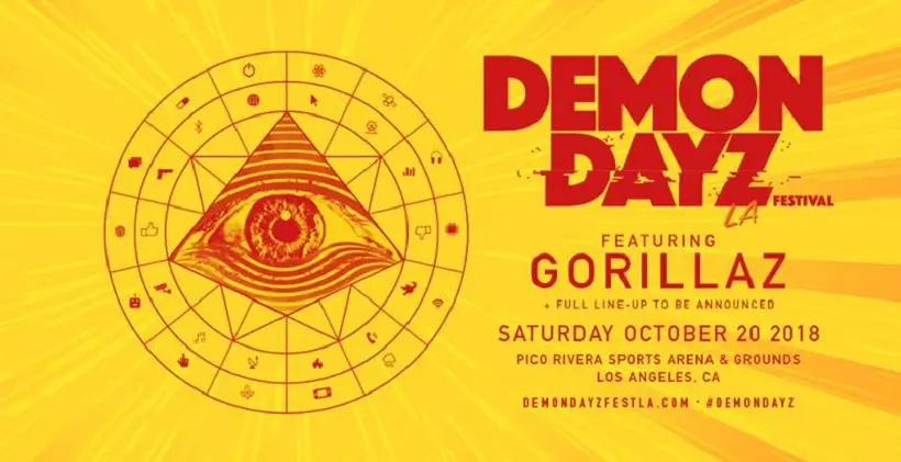 Pour la deuxième édition de son festival Demon Dayz, Gorillaz annonce un line-up dément