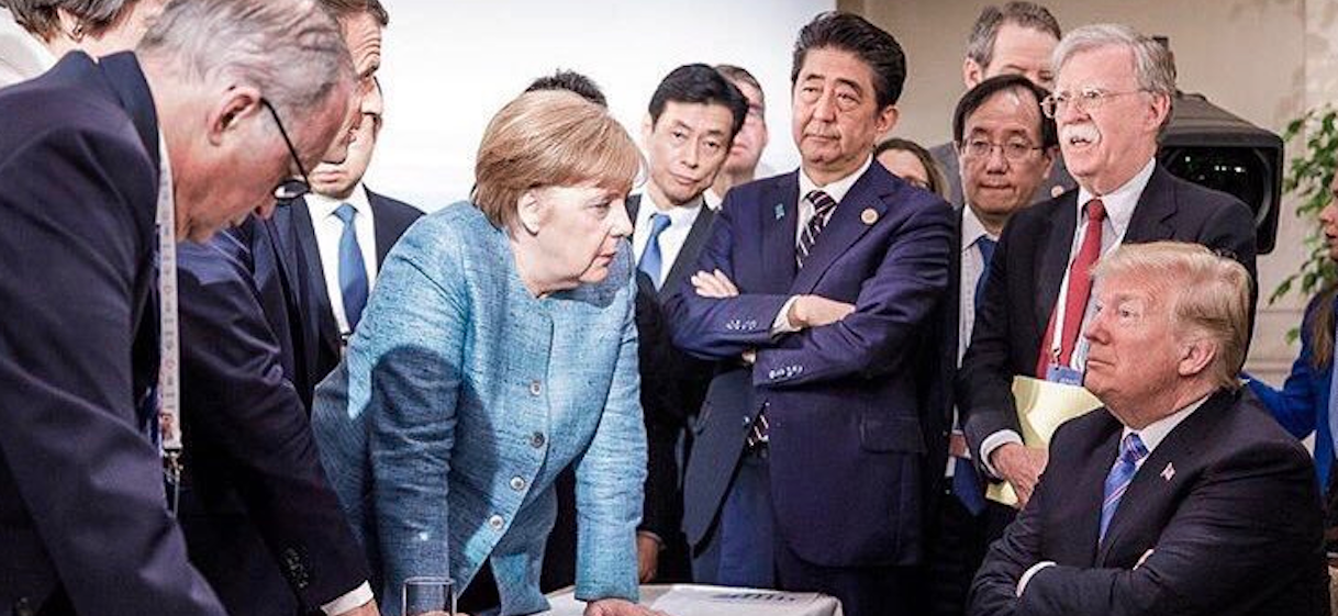Merkel versus Trump : ce que dit la photo qui a fait le tour du Web