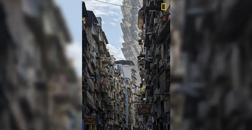 Cette photo de Macao semble tout droit sortie d’un film de science-fiction