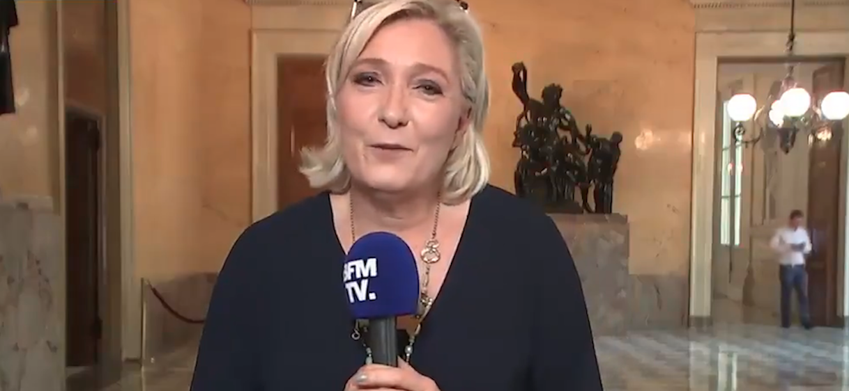 Rétropédalage d’Alain Gibelin : Marine Le Pen évoque des “pressions de la haute administration”