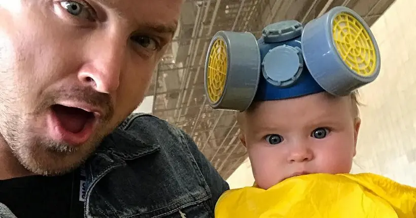 Breaking Dad : Aaron Paul déguise sa fille en Heisenberg pour les dix ans de la série culte
