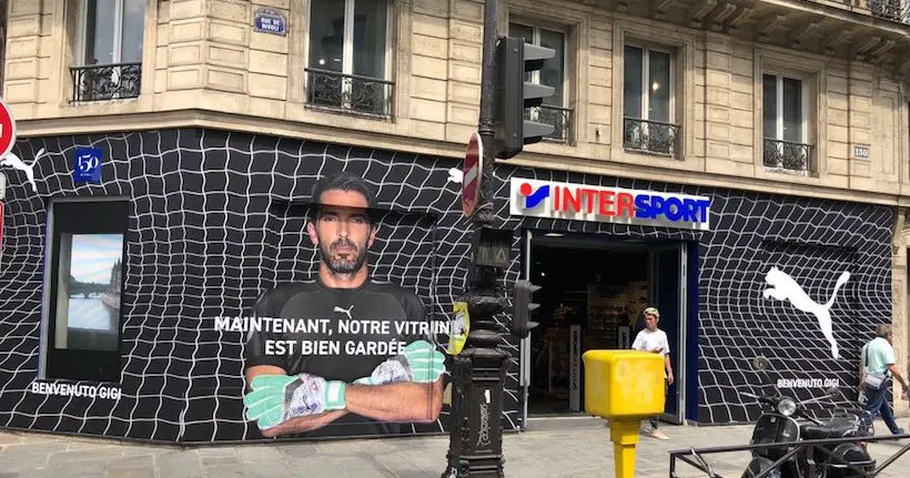 C’est Buffon qui protège désormais la boutique parisienne vandalisée pour avoir affiché les nouveaux maillots de l’OM