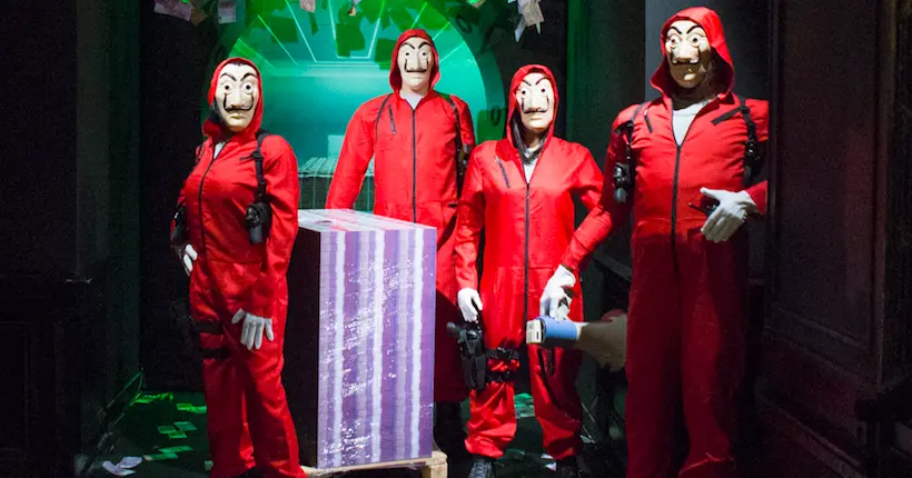 Les braqueurs de La Casa de Papel débarquent au musée Grévin