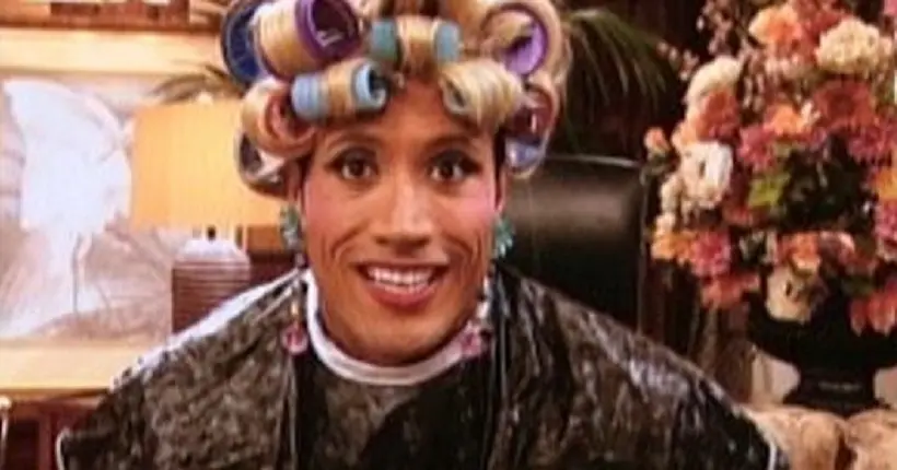 On t’a vu : Dwayne Johnson se faire relooker par Miley Cyrus dans Hannah Montana