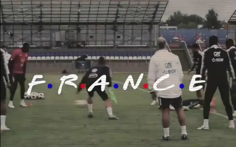 Vidéo : un internaute a recréé le générique de Friends avec des joueurs de l’équipe de France