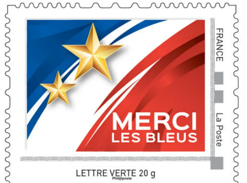 La Poste va sortir quatre timbres collectors pour célébrer le titre de champion du monde des Bleus