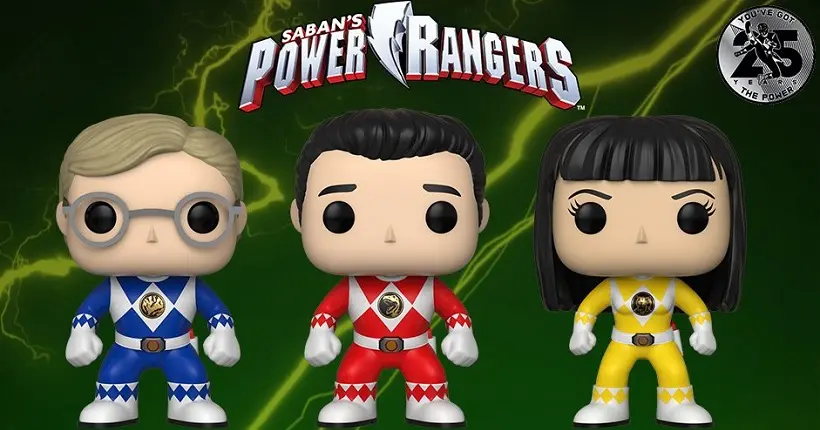 Pour les 25 ans des Power Rangers, Funko lance une gamme Mighty Morphin