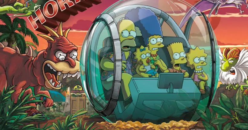 En image : pour leur prochain épisode d’Halloween, Les Simpson se paieront la tête de Jurassic World
