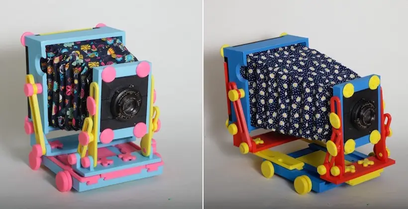 Grâce à son imprimante 3D, un photographe fabrique des chambres aux looks pop