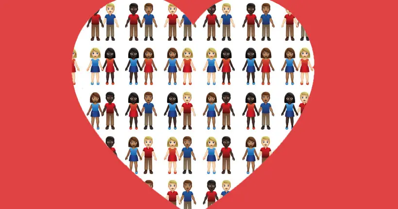 Émojis : 55 couples mixtes vont venir colorer nos discussions