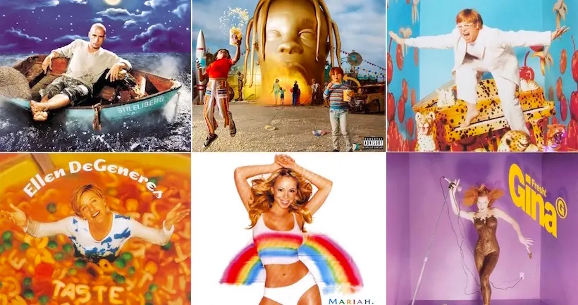 Avant “Astroworld” de Travis Scott, les pochettes d’album cultes et kitsch de David LaChapelle