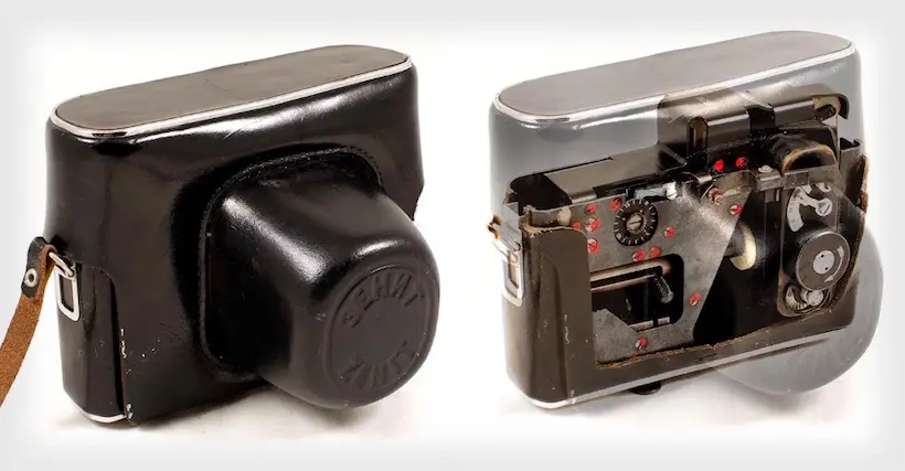 Cet appareil argentique est en réalité un appareil photo espion soviétique