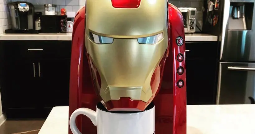 Une cafetière Iron Man pour démarrer la journée comme un super-héros